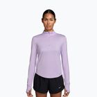 Maglia running a maniche lunghe da donna Nike Swift Dri-Fit UV 1/4-Zip violet mist