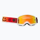 Fox Racing Main Hello Future bianco/giallo/specchio occhiali da ciclismo