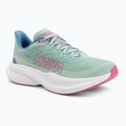 Scarpe da corsa da donna HOKA Mach 6 jadeite/blu alpino
