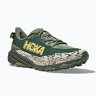 Scarpe da corsa da uomo HOKA Speedgoat 6 Wide fern/grigio asfalto