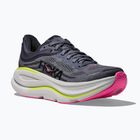 Scarpe da corsa da donna HOKA Bondi 9 grigio carbone/grigio cielo
