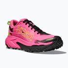 Scarpe da corsa da uomo HOKA Mafate 5 rosa neon/nero
