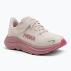 HOKA Clifton 10 crema rosa/rosa secca, scarpe da corsa per bambini