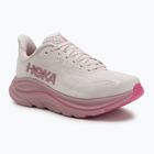 Scarpe da corsa da donna HOKA Clifton 10 Wide rose cream/dried rose