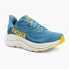 Scarpe da corsa da uomo HOKA Clifton 10 Wide alpine blue/foggy night