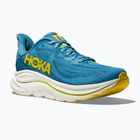 Scarpe da corsa da uomo HOKA Clifton 10 Wide alpine blue/foggy night