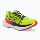 Scarpe da corsa uomo HOKA Rocket X Trail neon Yuzu/neon flame