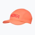 Cappellino con visiera HOKA Run neon cantaloupe