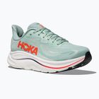 Scarpe da corsa uomo HOKA Clifton 10 Wide sage/neon flame
