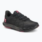 Scarpe da corsa da donna Under Armour Charged Speed Swift nero/nero/super rosa