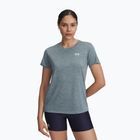 Maglietta da allenamento donna Under Armour Tech Twist jasper blue/white
