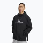 Felpa uomo Under Armour Unstoppable Woven Hoodie black/white