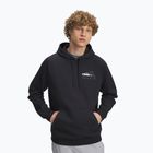 Felpa da uomo Under Armour Rival Fleece HBR Logo Hoodie nero/bianco