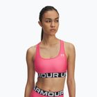 Reggiseno sportivo Under Armour HG Authentics Mid Branded super pink/white