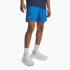 Pantaloncini da corsa uomo Under Armour Launch 7" blue atlantis/washed navy/reflective