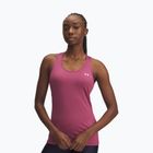 Maglia da allenamento donna Under Armour HeatGear Armour Racer fuchsia dusk/white