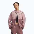 Felpa donna Under Armour Unstoppable Fleece HZ tourmaline pink/maroon mist/black
