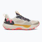 Scarpe da corsa da uomo Under Armour Infinite Pro Trail khaki base/antracite/rosso racer