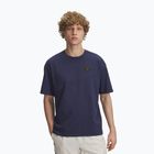 Maglietta da uomo Under Armour Woven Label Heavyweight washed navy/black