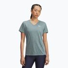 Maglietta da allenamento donna Under Armour Tech V-Twist jasper blue/white
