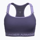 Reggiseno sportivo Under Armour HeatGear High purple luxe/purple crest