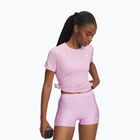 Maglia da allenamento donna Under Armour Tech Twist pink dawn/white