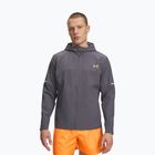 Giacca da allenamento uomo Under Armour Tech Utility Woven castlerock/orange bloc