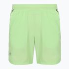 Pantaloncini da corsa da uomo Under Armour Launch 7" lumos lime/white