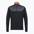 Felpa da uomo Under Armour Tech Utility 1/4 Zip black/venom red
