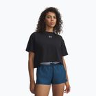 T-shirt da allenamento donna Under Armour Rival Boxy Tee Solid black/white