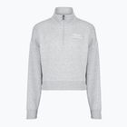 Felpa donna Under Armour Rival Fleece Script HZ gray light heather/white