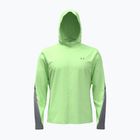 Giacca da running da uomo Under Armour Velociti Storm Hooded lumos lime/white