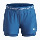 Pantaloncini da allenamento per bambini Under Armour UA Tech Play Up 2IN1 Shorts aegean blue/white