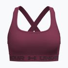 Reggiseno sportivo Under Armour Crossback Mid claret/ox blood