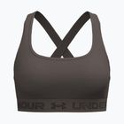 Reggiseno sportivo Under Armour Crossback Mid peppercorn/kona brown