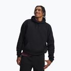 Felpa da uomo Under Armour Icon Heavyweight Terry Hoodie ultimate black/ultimate black