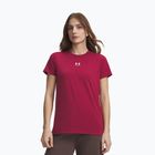 Maglietta da donna Under Armour Rival Core claret/white