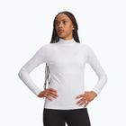 Longsleeve da allenamento da donna Under Armour ColdGear Mock LS white/halo gray