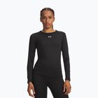 Longsleeve da allenamento da donna Under Armour ColdGear Crew ultimate black/white