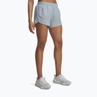 Pantaloncini da corsa da donna Under Armour Fly By 3" Shorts blue fog/blue fog/reflective