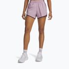 Pantaloncini da corsa da donna Under Armour Fly By 3" Shorts mauve pink/purple echo/reflective