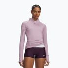 Felpa da corsa donna Under Armour Velociti Half Zip mauve pink/reflective