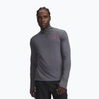 Felpa da uomo Under Armour Tech Utility 1/4 Zip castlerock/racer red