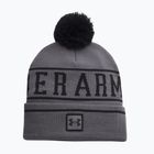 Berretto invernale da uomo Under Armour Halftime Pom Beanie castlerock/black/black