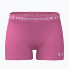 Pantaloncini da allenamento da donna Under Armour HeatGear Shorty pink frenzy/prime pink