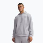 Felpa da uomo Under Armour Flex Fleece Hoodie mod gray/black