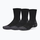 Calze Under Armour Perf Tech Pro 3 Pack Crew ultimate black/ultimate black/castlerock