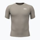 Maglia training da uomo Under Armour HG Armour Comp timberwolf taupe/white