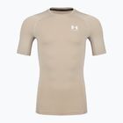 Maglia training da uomo Under Armour HG Armour Comp timberwolf taupe/white