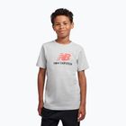 Maglietta per bambini New Balance Jersey Stacked Logo Tee athletic grey heather